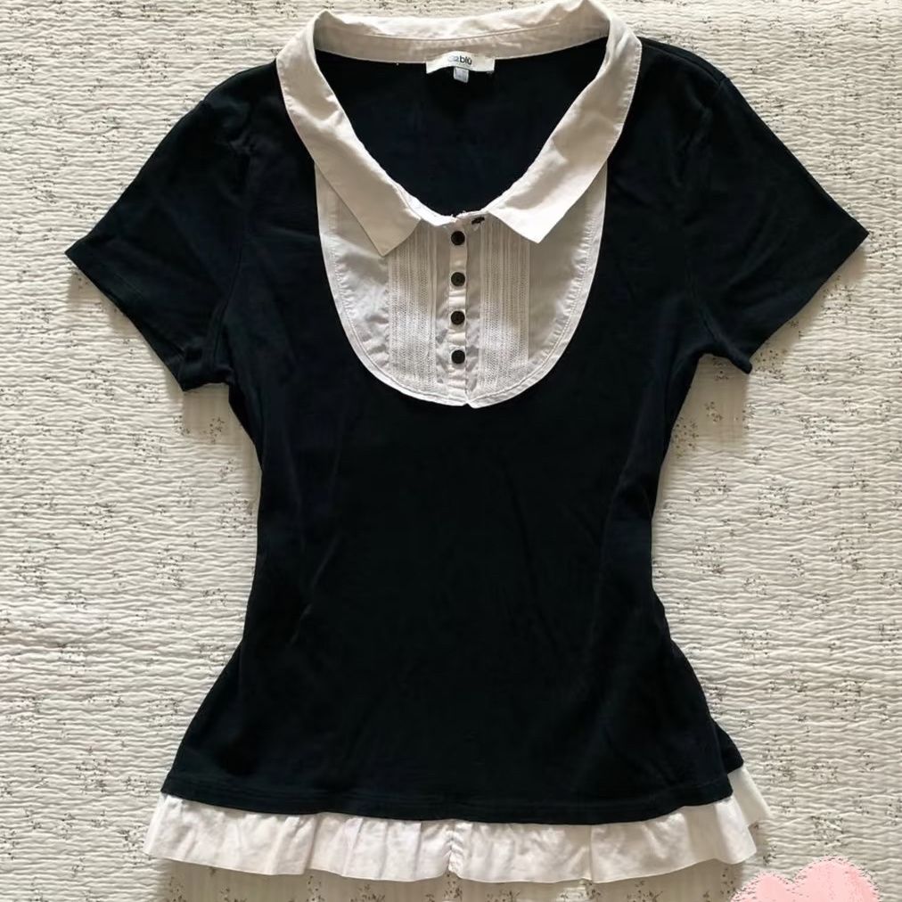 Vintage Collectible Buttons - Y2k Dolce SlimTshirt Goth Falso 2