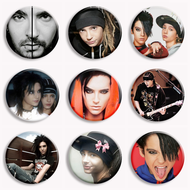 Vintage Collectible Buttons - Rock Band toyio Hotel Kaulitz Vintage