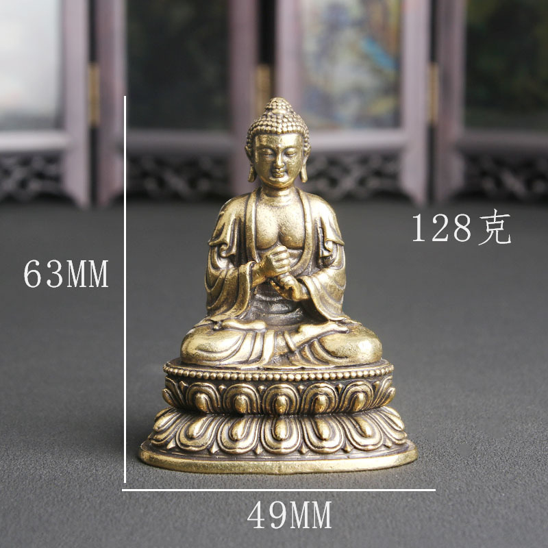 Vintage Collectible Ornaments - Statua Vintage di Buddha Vairocana in