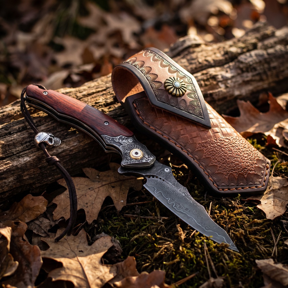 Vintage Collectible Pocket Knives - Coltello Pieghevole Vintage Inciso con Lama