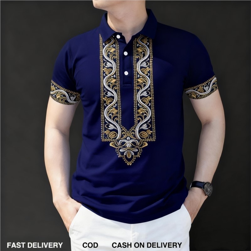 Polo Barong da uomo 2026, stil - Vintage Collectible Buttons recensione e prezzo