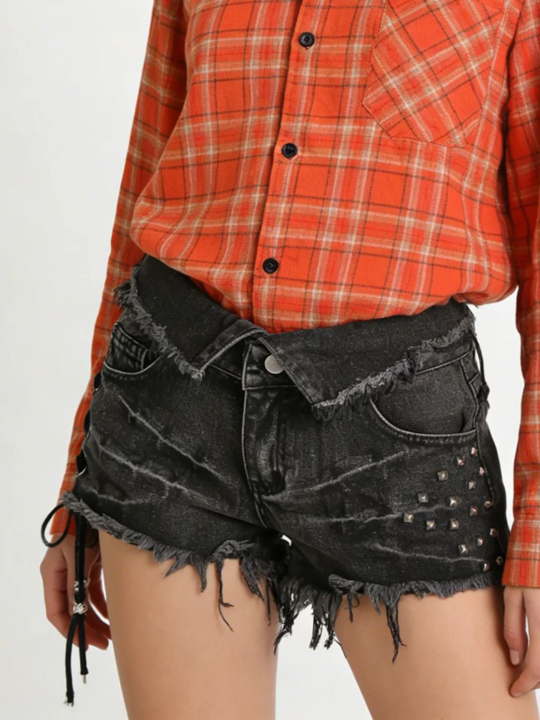 Shorts in denim neri da donna  - Vintage Collectible Buttons recensione e prezzo