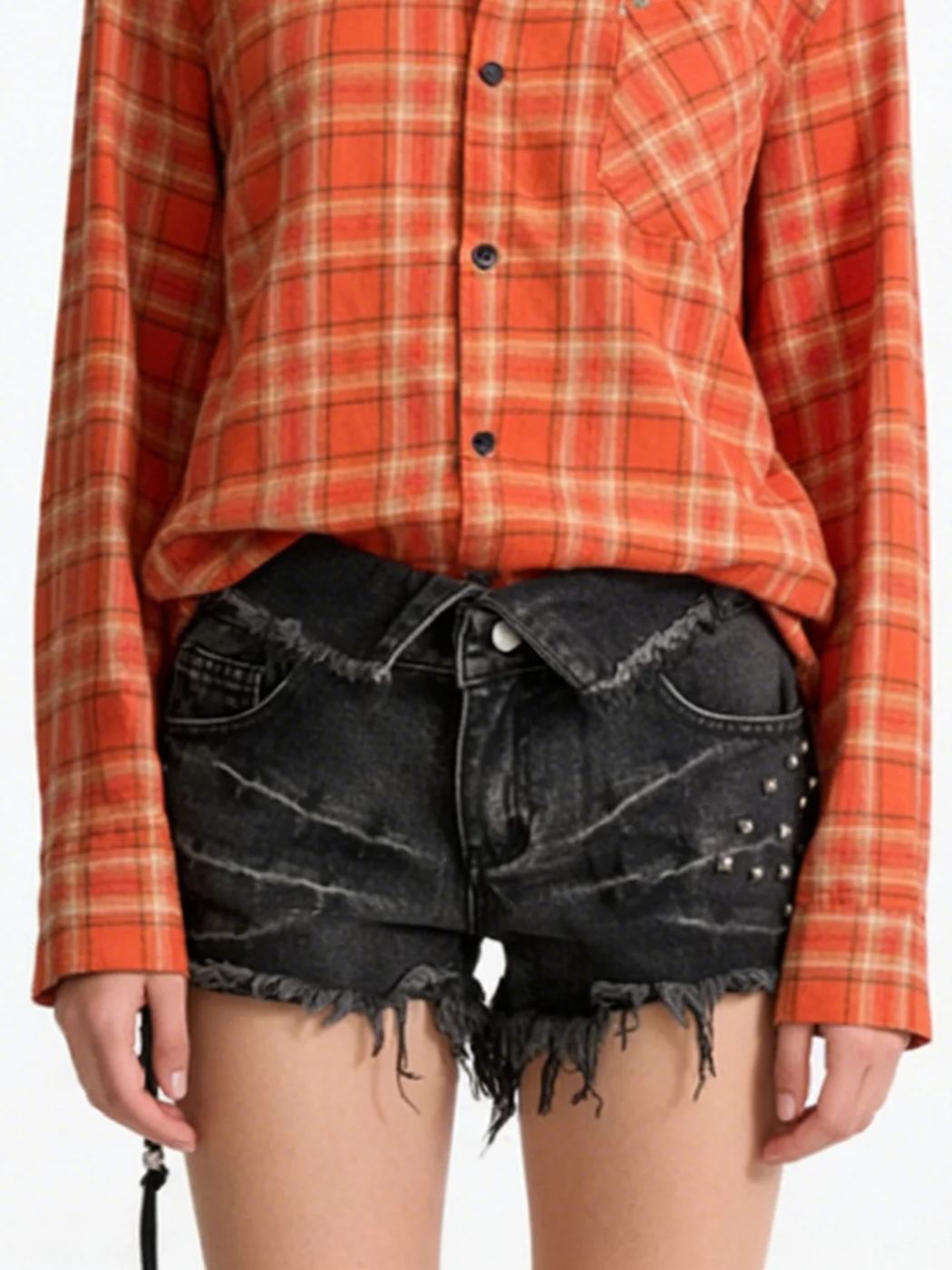 Shorts in denim neri da donna  - Vintage Collectible Buttons recensione e prezzo