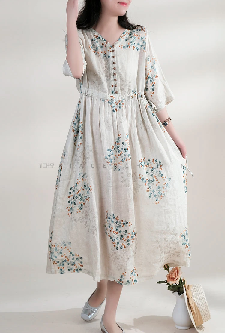 Abito estivo Donna 2025 Stampa - Vintage Collectible Buttons recensione e prezzo