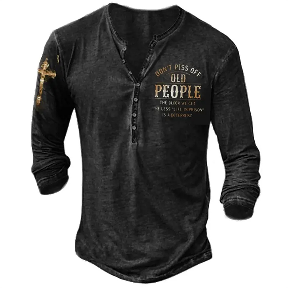 T-shirt da uomo vintage a mani - Vintage Collectible Buttons recensione e prezzo