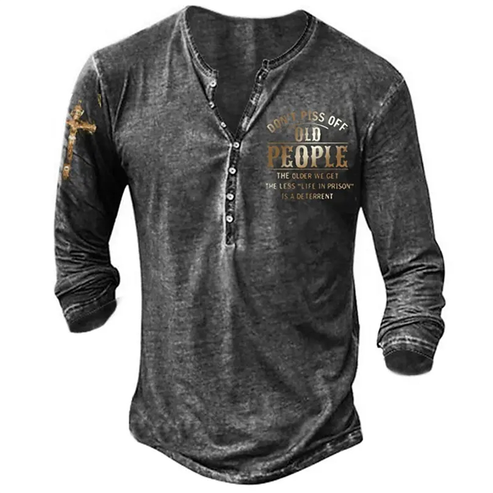 T-shirt da uomo vintage a mani - Vintage Collectible Buttons recensione e prezzo