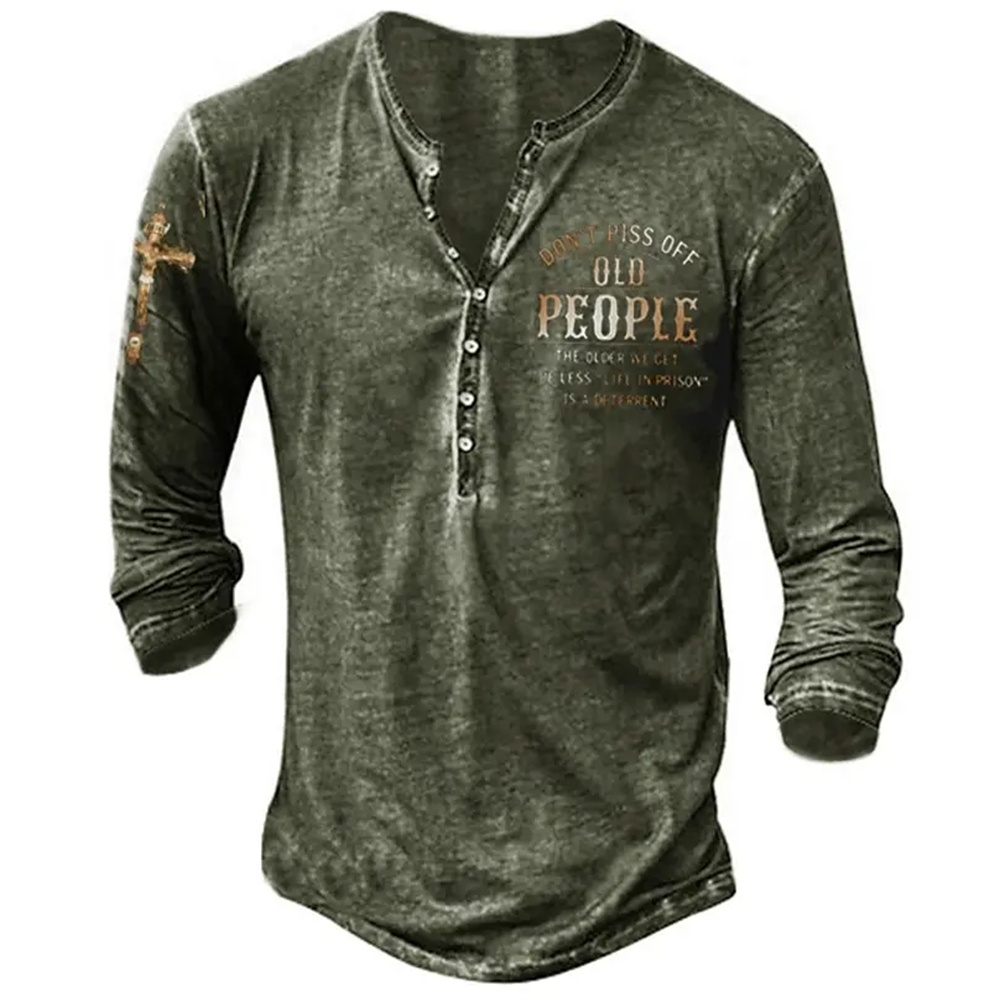 T-shirt da uomo vintage a mani - Vintage Collectible Buttons recensione e prezzo