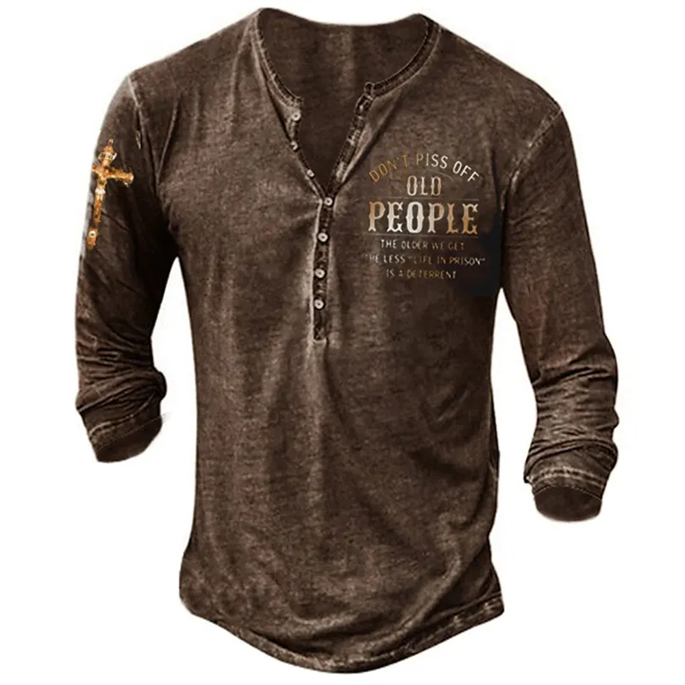 T-shirt da uomo vintage a mani - Vintage Collectible Buttons recensione e prezzo
