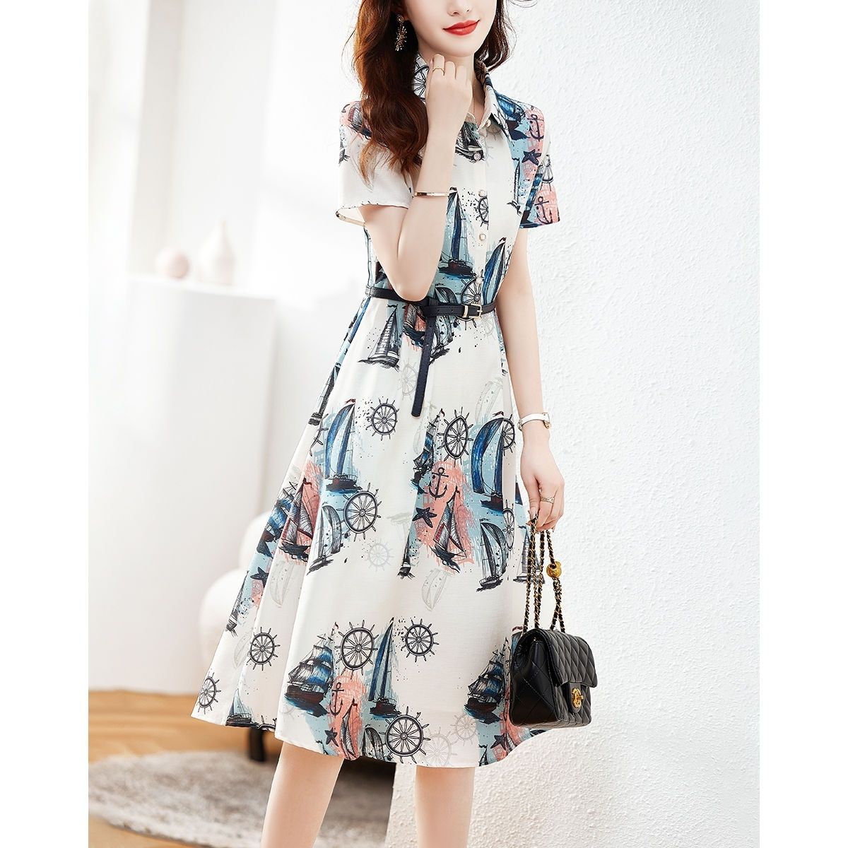 Moda donna elegante abito long - Vintage Collectible Buttons recensione e prezzo